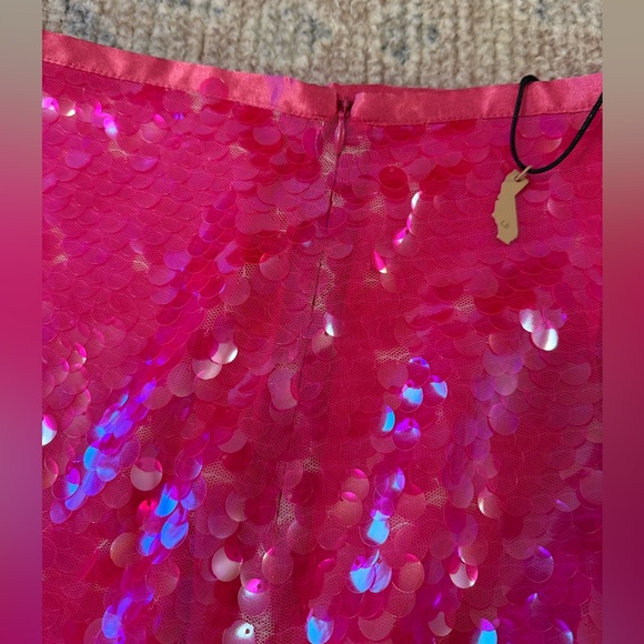 Le Superbe "Jolly Rancher" Sequin Mini Skirt - size 2, NWT!! - Picture 5 of 6